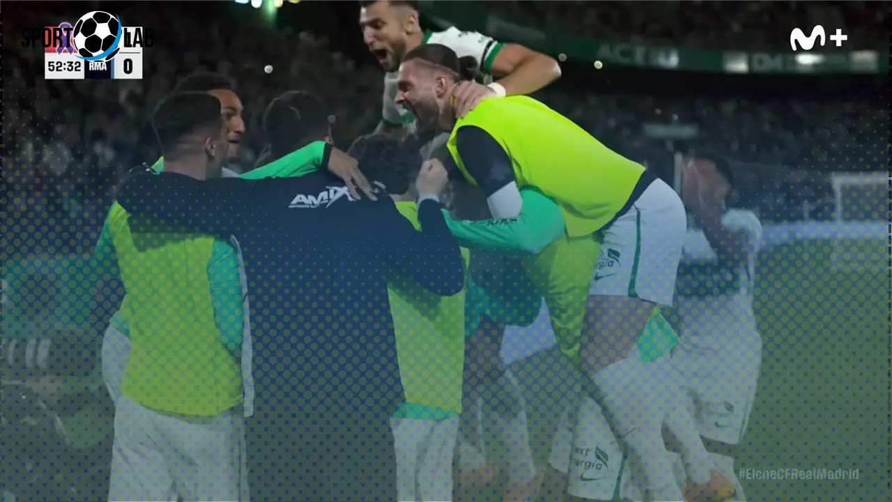 فيباس يفتتح أهداف إلتشي بمواجهة ريال مدريد في الصالح 13